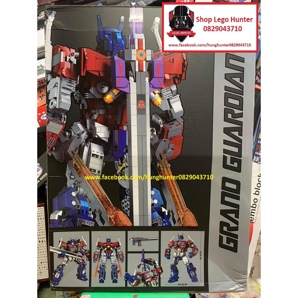 772 Transformer : Optimus Prime bộ đồ chơi lắp ráp người máy biến hình Optimus 2745 chi tiết