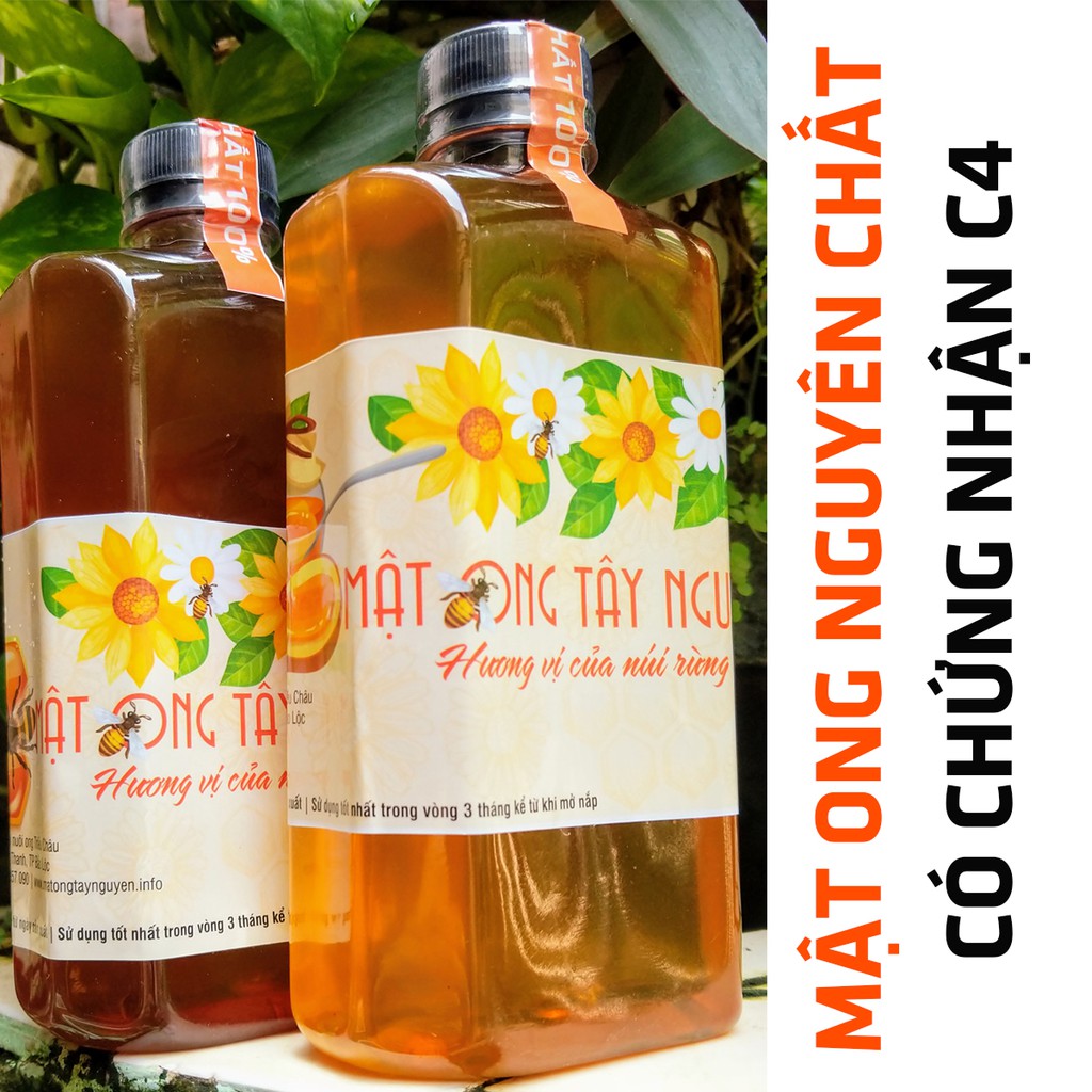 500ml MẬT ONG DÀNH CHO XUẤT KHẨU - 100% NGUYÊN CHẤT