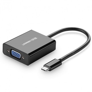 Cáp usb type-c to vga ugreen 20586 hỗ trợ 1080p cao cấp - hàng chính hãng