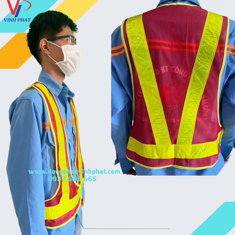 Áo Lưới Phản Quang Đi Phượt, Kỹ Sư Công Trình Giá Rẻ Kiểu Dáng Chân Vịt Mới Mẻ Có Khoá Dán Cao Cấp Tiện Lợi
