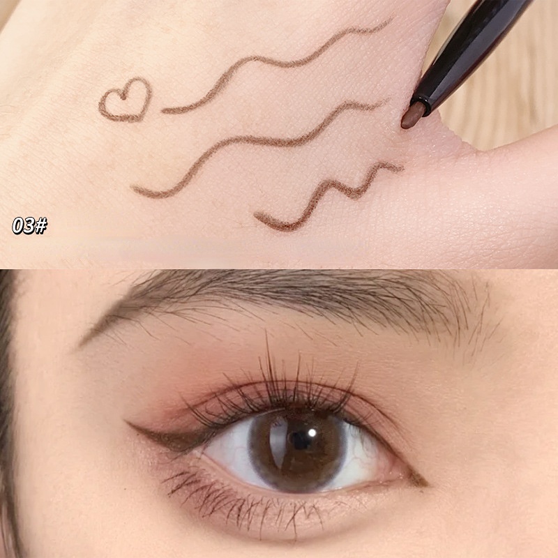 Xixi Bút Kẻ Mắt Siêu Mỏng Mịn Kháng Nước Không Lem Nhòe