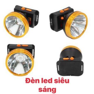 Đèn pin siêu sáng đôi đầu A5_ 50W kèm sạc và dây đeo