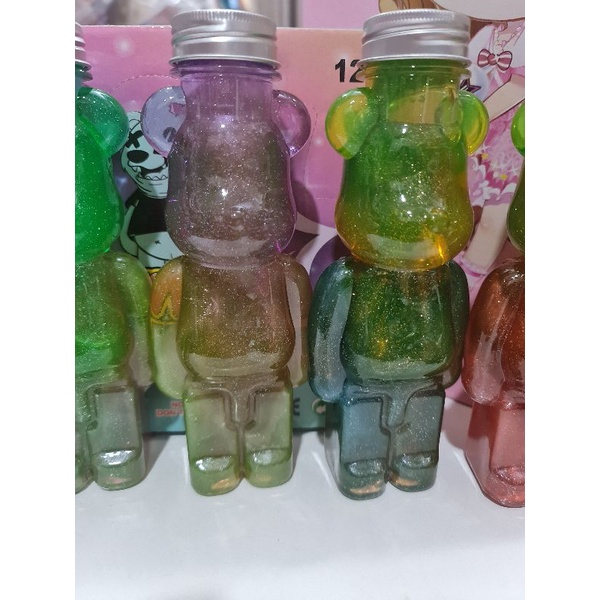 Slime siêu to gấu glaxy bụng bự cute giảm stress, 19cm, thể tích 380ml