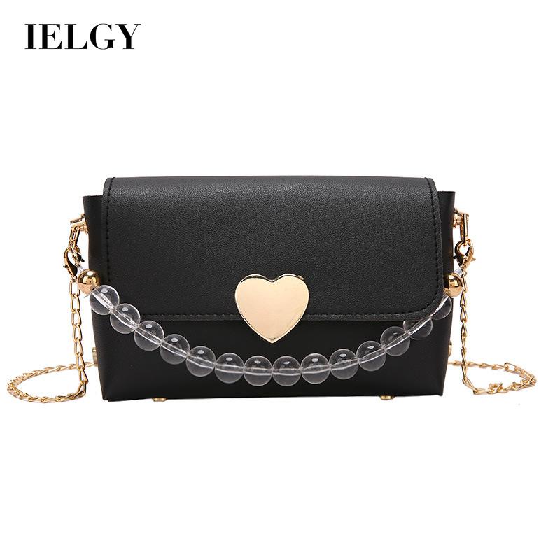 Túi Đeo Vai Hình Vuông Cỡ Nhỏ Có Khóa Trái Tim Thời Trang Cho Nữ