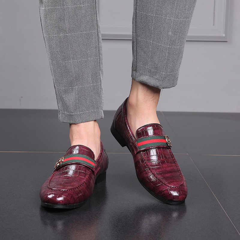 Giày Da Nam Mũi Nhọn Phong Cách Doanh Nhân Size 38-48