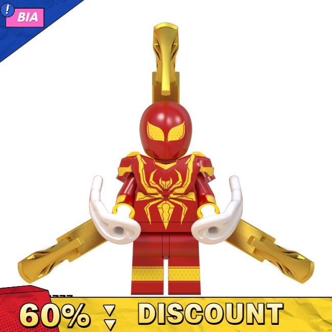 Mô hình lắp ghép nhân vật Spiderman siêu anh hùng đồ chơi cho trẻ em