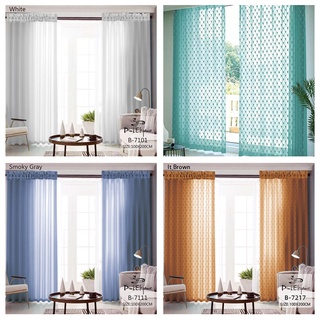 rèm cửa chính,rèm cửa sổ trắng,rèm cửa voan trắng 100*200cm,vải treo tường trang trí phòng ngủ