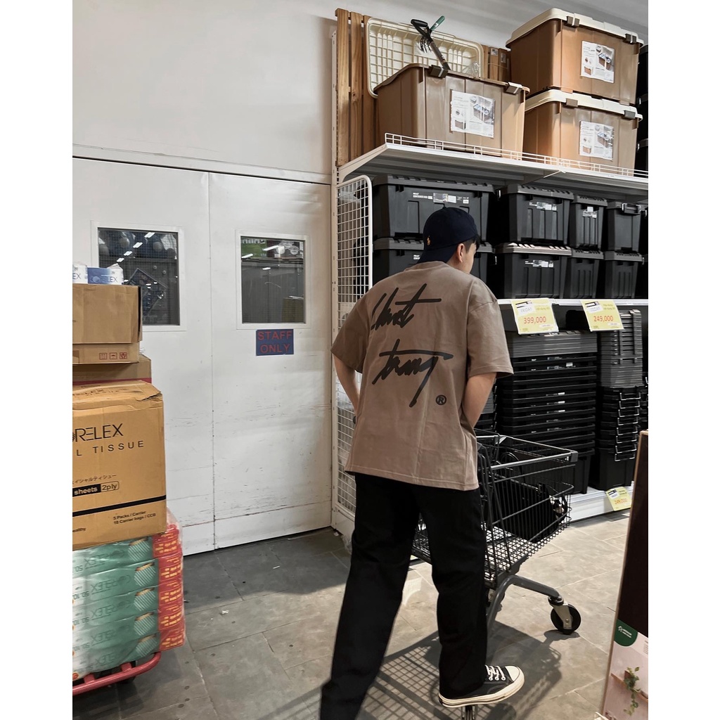 ÁO THUN BIG SS socola CHUOTTRANG