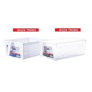 Rổ Nhựa To Có Tay Cầm Nhật Bản WIDE