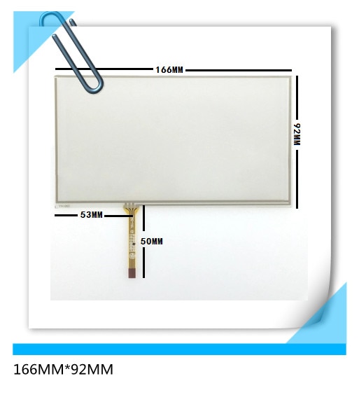 Màn Hình Cảm Ứng 4 Dây 166x92 New 7 Inch 6.95 Inch Lcd Panel 166mm X 92mm Tm070Rdh01 C070Vw03 V0