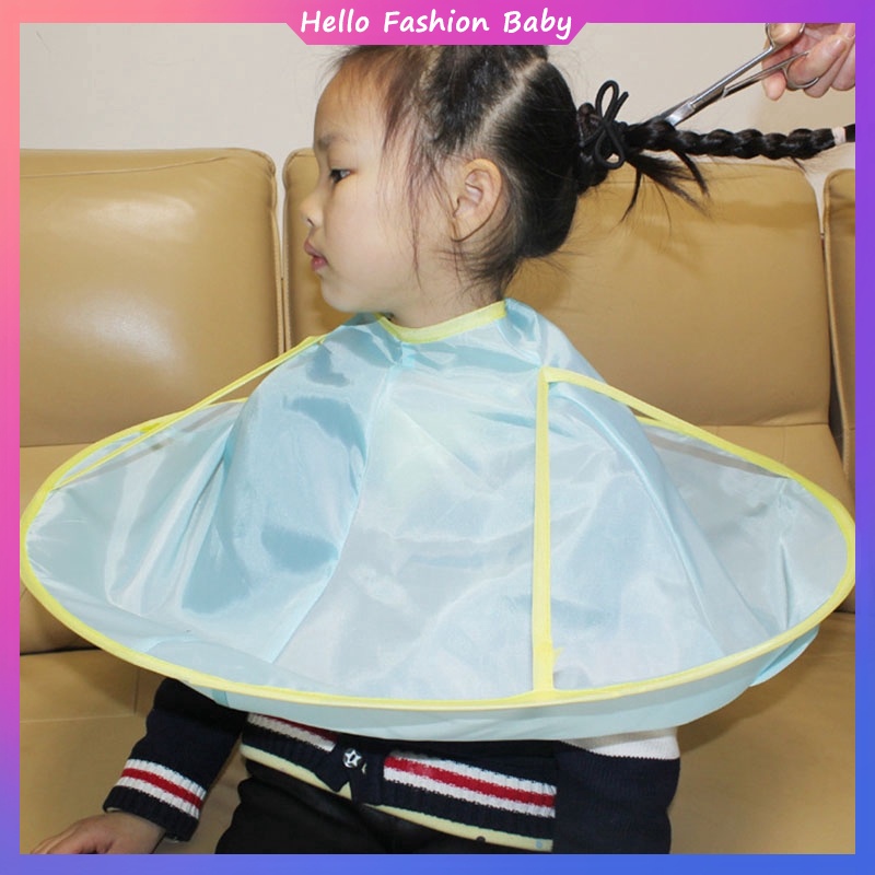 [Hàng mới về] Áo choàng cắt tóc cho bé có thể điều chỉnh tiện lợi