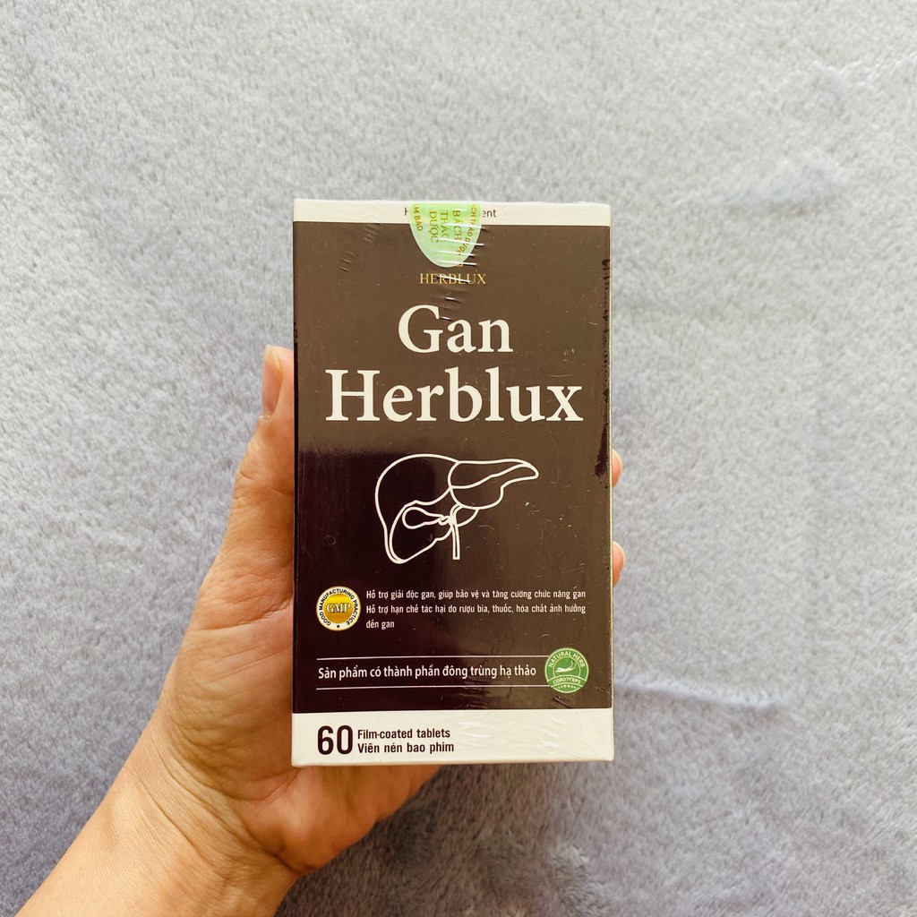 Gan Herblux - Thực phẩm hỗ trợ phục hồi chức năng gan