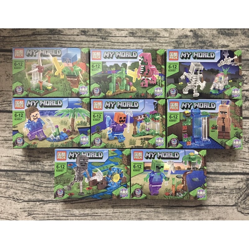 Lắp Ráp Lego Non Trong Suốt My Word Minecraft 63057