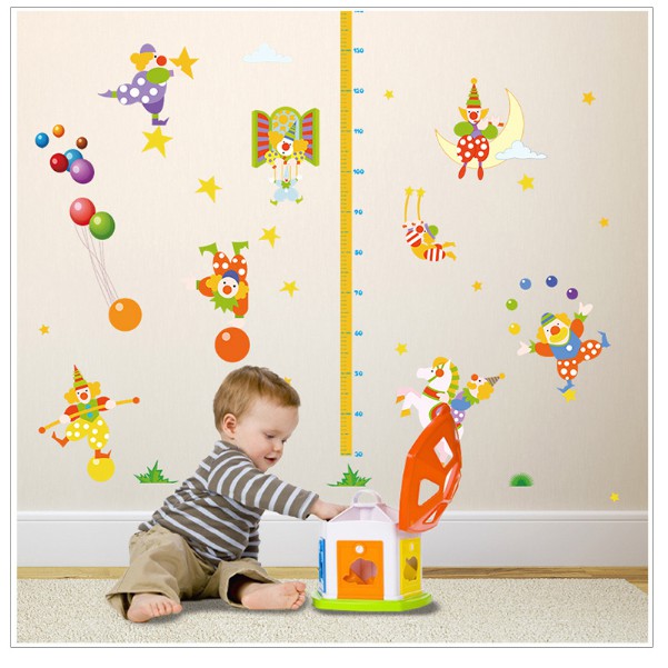 Decal thước đo những chú hề vui nhộn