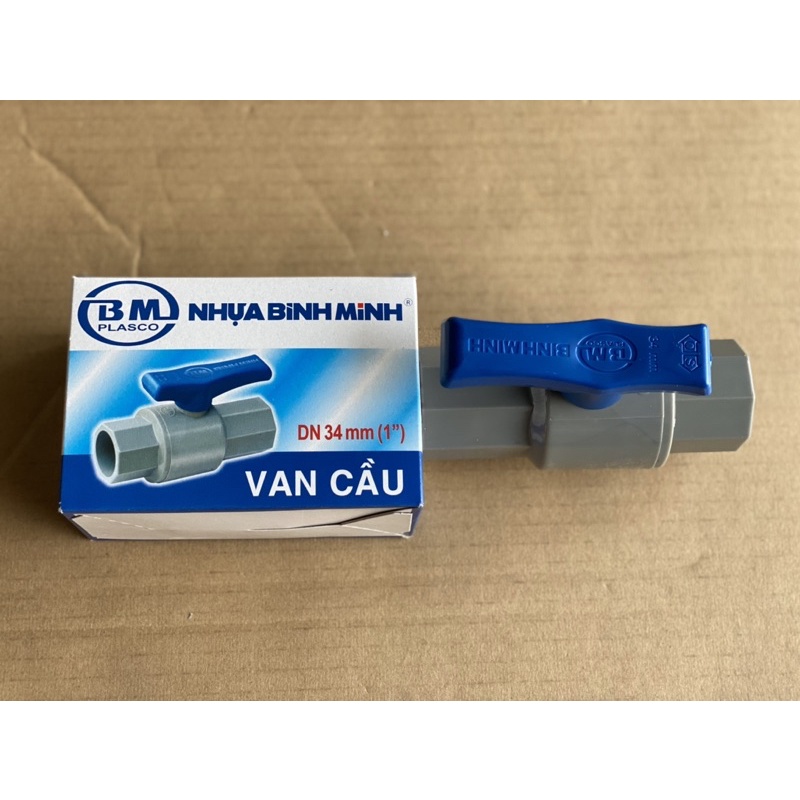 Van khoá pvc Bình Minh phi 21, 27, 34