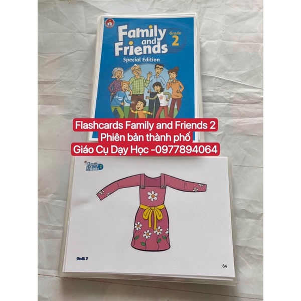 Flashcards  Thẻ Tiếng Anh Family and Friends Special 1-2-3-4-5 phiên bản thành phố