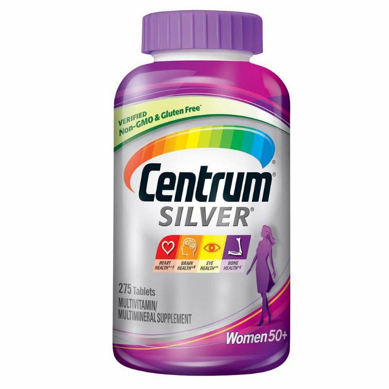 CENTRUM SILVER WOMEN 50+ 275 viên của Mỹ GIÚP BỔ SUNG VITAMIN VÀ KHOÁNG CHẤT