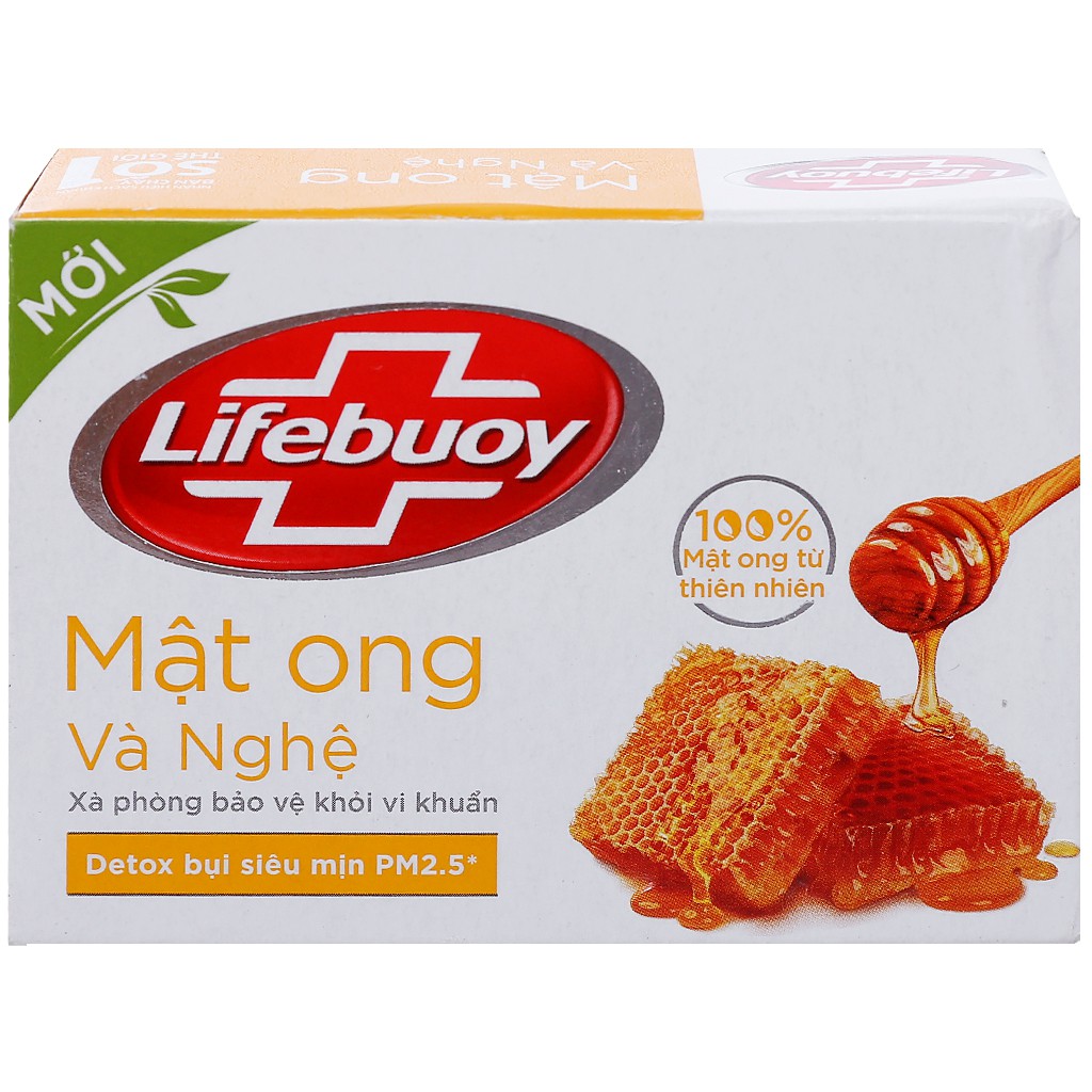 Xà phòng bảo vệ khỏi vi khuẩn Lifebuoy mật ong và nghệ 90g