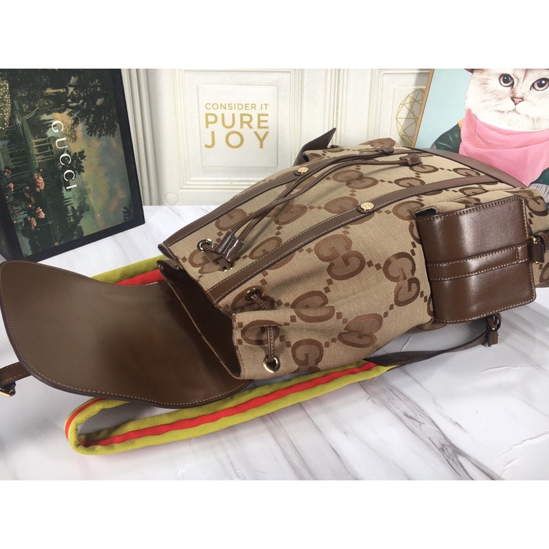 Balo thời trang nam thương hiệu Gucci GC da thật cao cấp phối vải