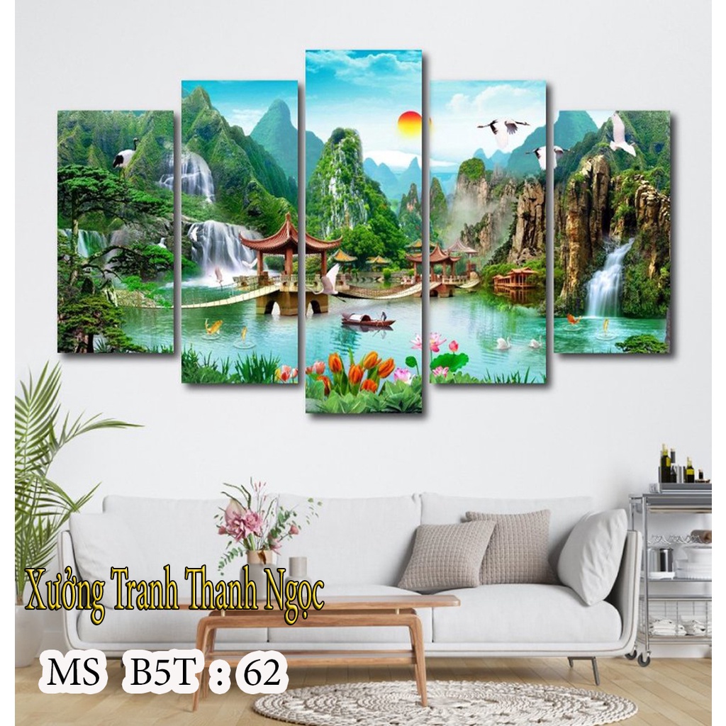 Set 5 tranh tráng gương 💥GIÁ GỐC TẠI XƯỞNG💥 tranh treo tường phong cách hiện đại sang trọng | BigBuy360 - bigbuy360.vn