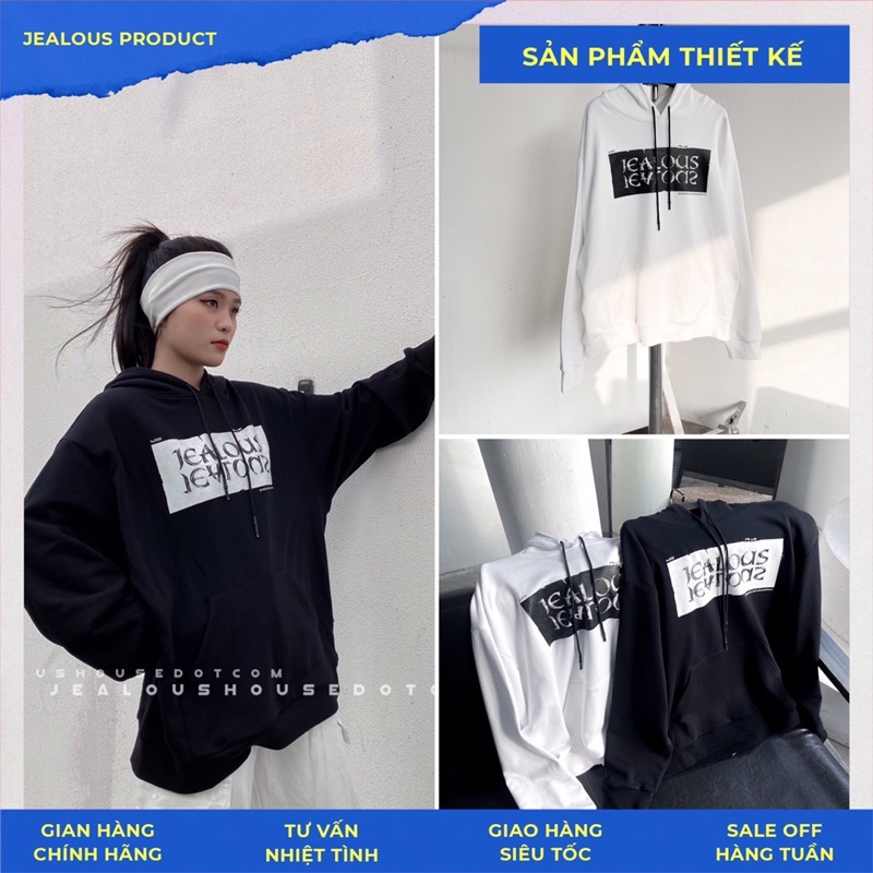 Áo hoodie unisex, áo nỉ Jealous information - metalic Jealous product 5547