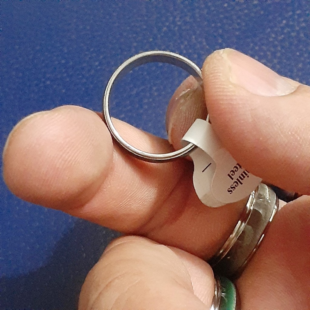 (Hình thật 100%) Nhẫn nam inox 6mm đá mắt mèo kiểu mo tròn siêu đẹp, nhiều màu