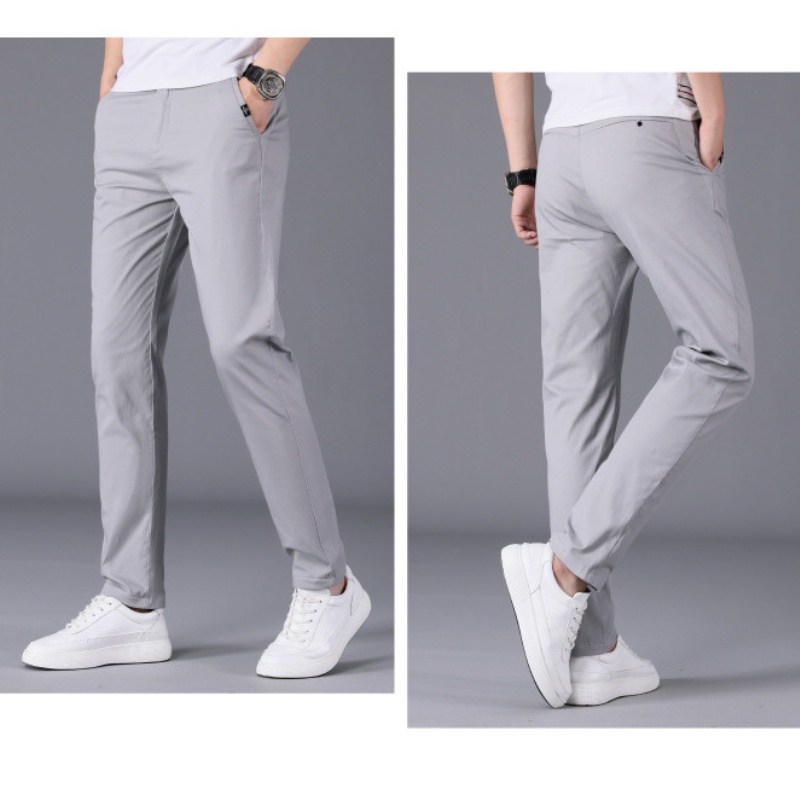 (Thanh lý lẻ size) Quần kaki nam co giãn 4 chiều dáng suông