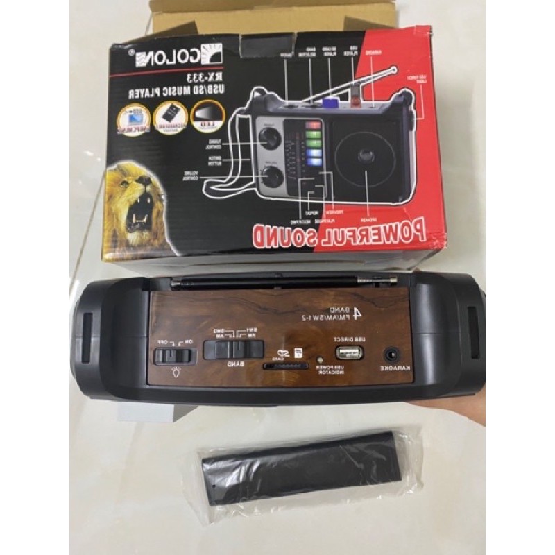 Đài radio nghe nhạc RX-333  usb thẻ nhớ đèn led