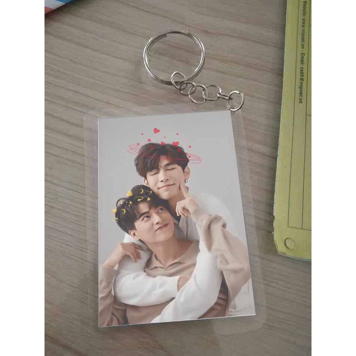 Móc khóa MEWGULF  ép plastic THEO YÊU CẦU 2 MẶT