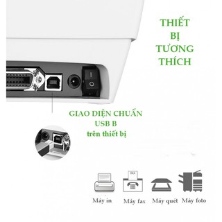 Cáp máy in usb 2.0 sang usb-b tích hợp ic khuyếch đại dài 10m ugreen us122 10374 - hàng chính hãng