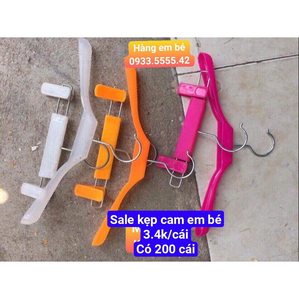 Móc nhựa vai to EM BÉ (10 Cái)  Đủ Màu  [FREE SHIP-RẺ] nhựa dẻo xài bền.
