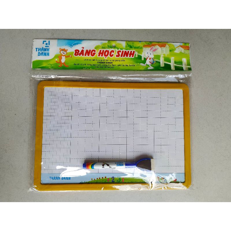 Bảng học sinh 2 mặt, bảng viết phấn, bảng viết bút lông Thiên Long, Thành Danh, WinQ