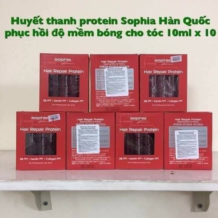 PHỤC HỒI TÓC HƯ NÁT HAIR SOPHIA PROTEIN REPAIR 3Gx10 ỐNG