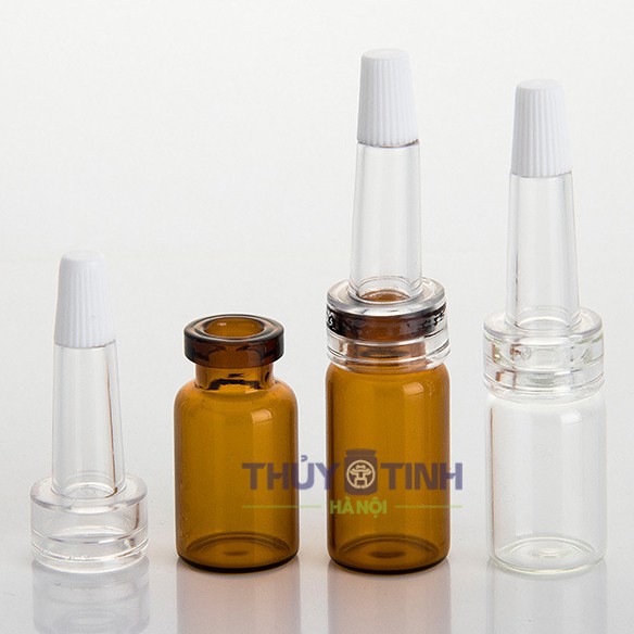 Lọ đựng serum, dược chất, tế bào gốc 5ml - 10ml nắp cao su bút chì