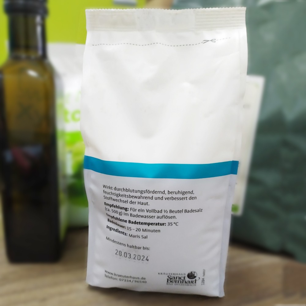 Muối biển chết Original Badesalz 1KG giúp tái tạo da , tẩy tế bào chết - Chính hãng Sanct Bernhard Đức