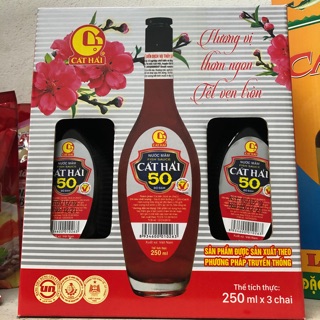 Nước mắm Cát Hải 50 độ đạm 250ml - hàng chuẩn công ty