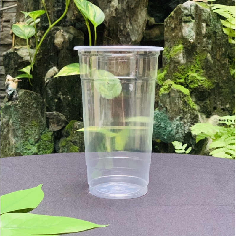 Ly nhựa Trà sữa+ Nắp Chất liệu PP 500ml/600ml/700ml