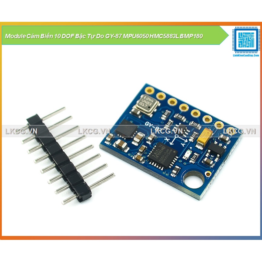 Module Cảm Biến 10 DOF Bậc Tự Do GY-87 MPU6050 HMC5883L BMP180