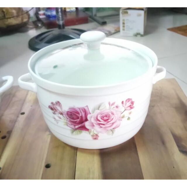 Âu sứ, Thố sứ cao cấp nắp kính tiện ích siêu đẹp