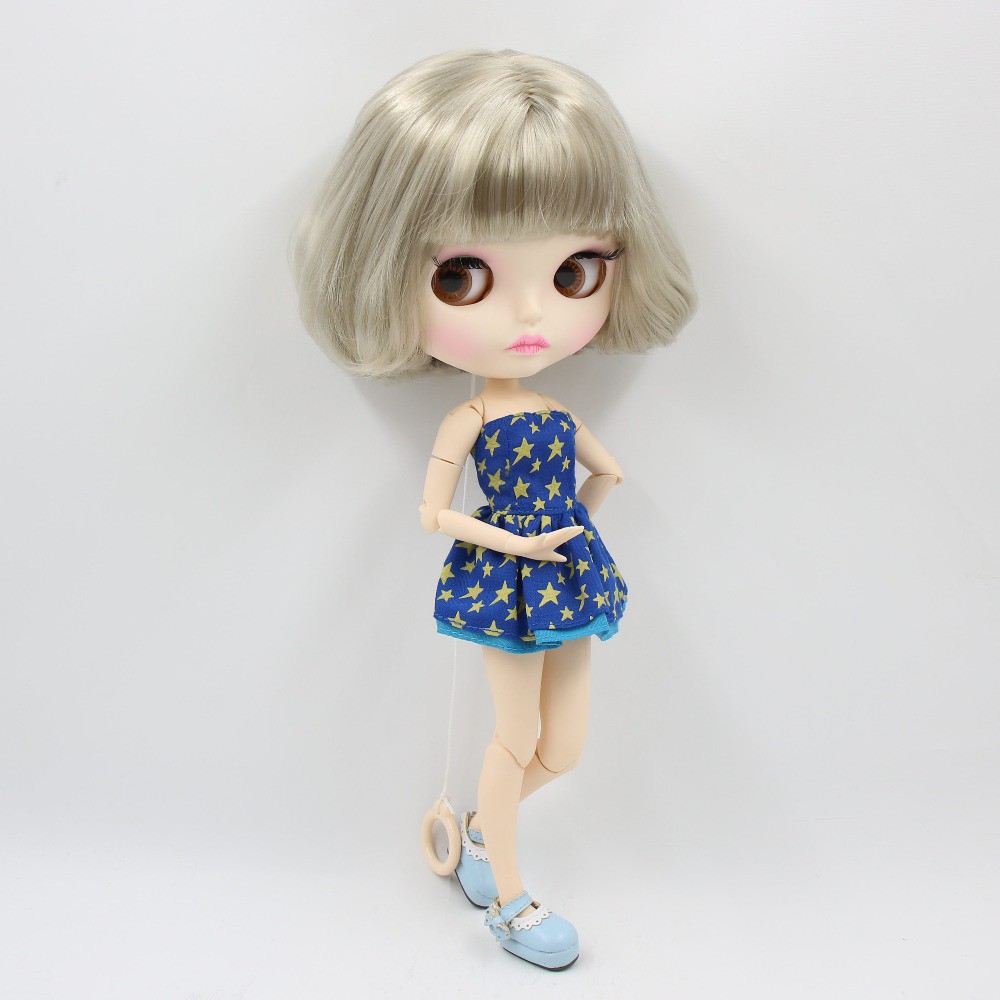 Búp bê Blythe BJD 1/6 có khớp 30cm màu mắt ngẫu nhiên