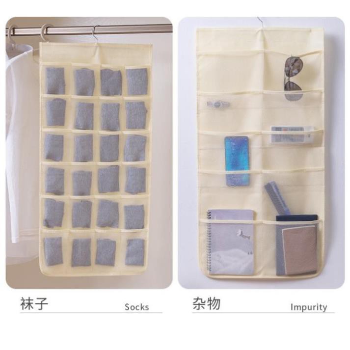 Túi treo đa năng 30 ngăn để tất và đồ lót