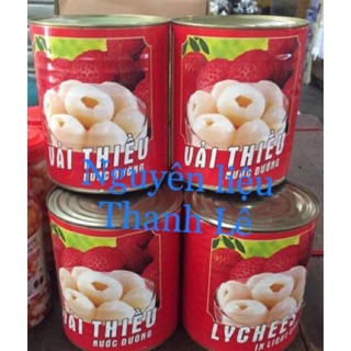 Vải Thiều Nước Đường Lon 3ký