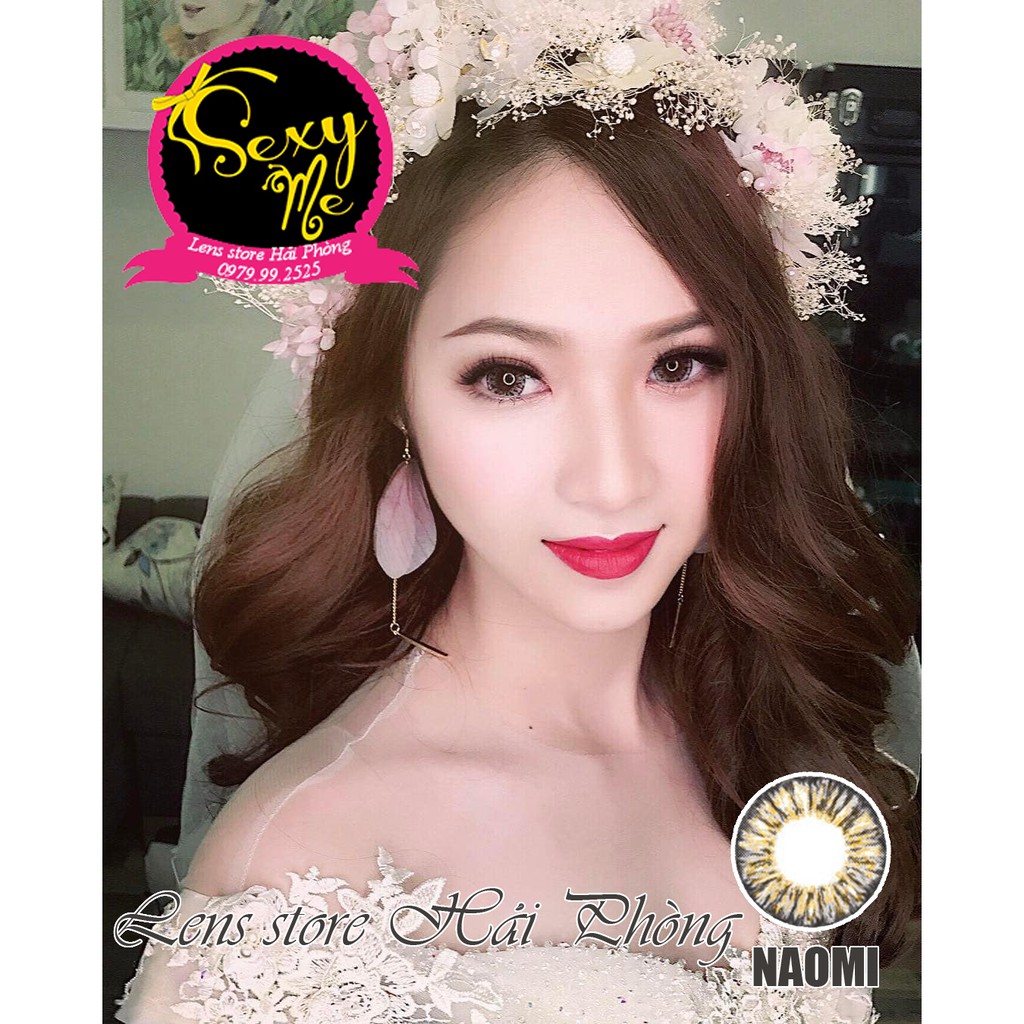 Mẫu lens #NAOMI #GRAY  Vassen Korea contact lens