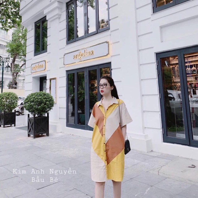 [GIÁ HUỶ DIỆT] Váy sơ mi suông pha màu cao cấp (kèm video + ảnh thật) | WebRaoVat - webraovat.net.vn