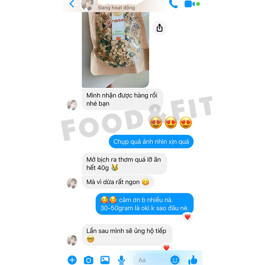 Granola ngũ cốc ăn kiêng giảm cân vị dừa by Food&Fit - hạt dinh dưỡng không đường | BigBuy360 - bigbuy360.vn