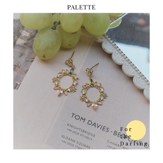 Khuyên tai dành cho quý cô quý phái lấp lánh Wonder Circle Earrings