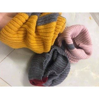 [Xả lỗ] Khăn len cổ lọ cho bé trai bé gái