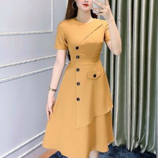 Đầm kaki tiểu thư cực đẹp