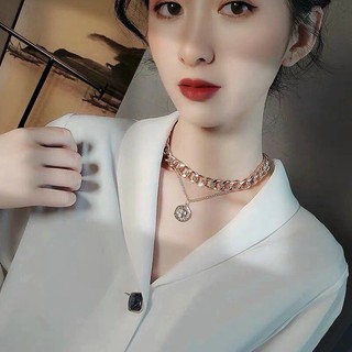 Dây chuyền choker 2 tầng
