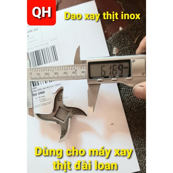 Dao máy x3ay thịt ATS đài loan bằng inox